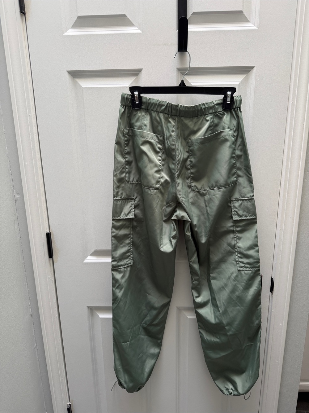 PISTOLA Light Green Cargo Drawstring Jogger Pants Size S / Summer Chic - Picture 4 of 6